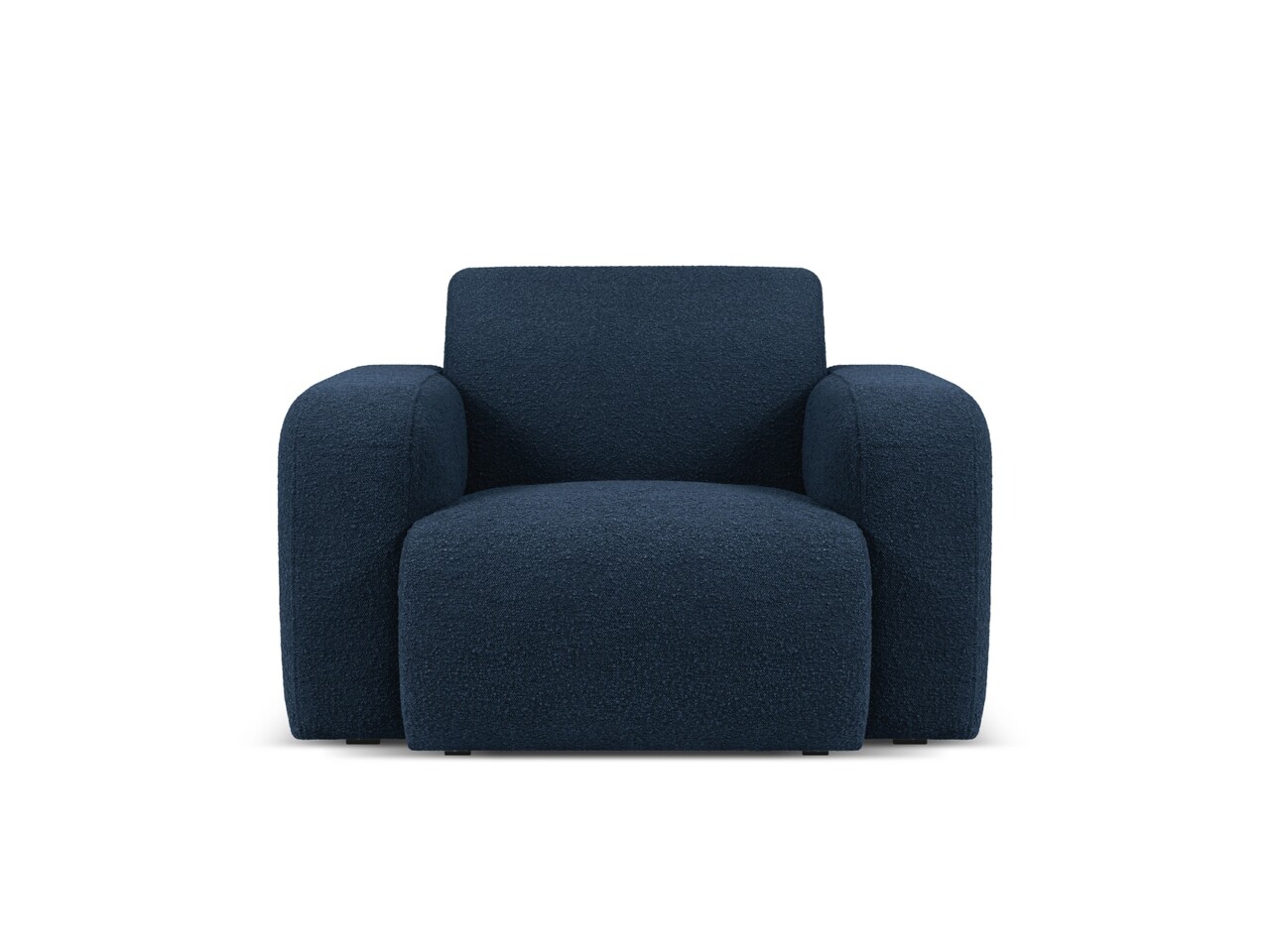 Fotoliu, Molino-101, Micadoni Home, 105x95x72 cm, tesatura boucle, albastru inchis - imagine 7